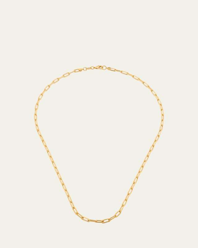 Small Paperclip Link Necklace